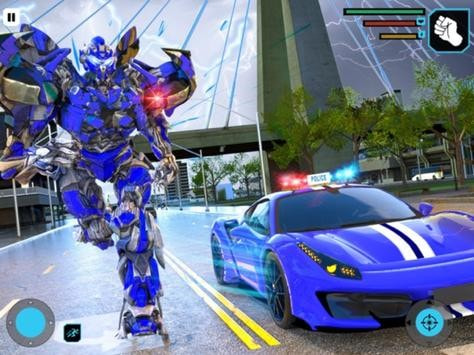 警车机器人变形战Police Car Robot1