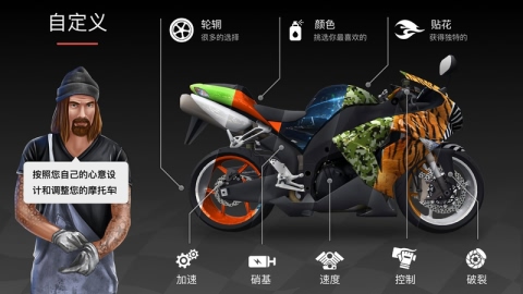疯狂摩托赛车分享版1